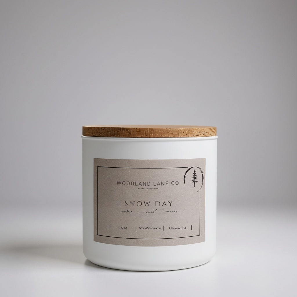 Snow Day Soy Candle